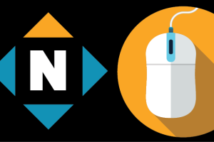 Northstar Digital Literacy logo illustration of directional letter N and a computer mouse