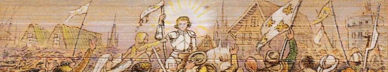 Joan of Arc fore-edge painting