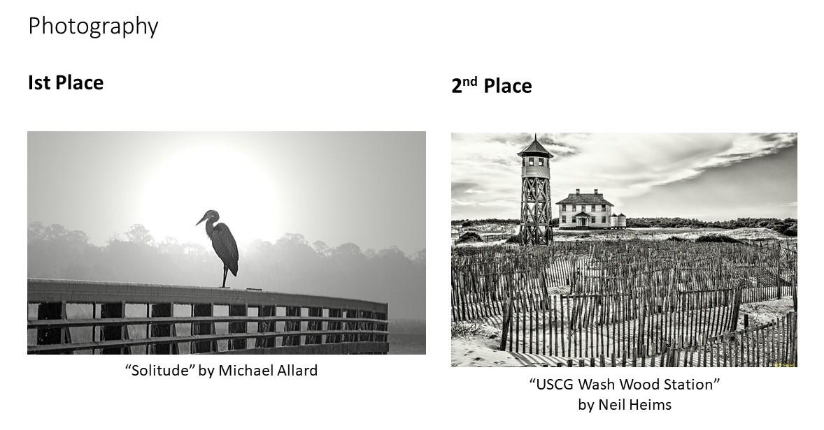 Photographs "Solitude" and "USCG Wash Wood Station"