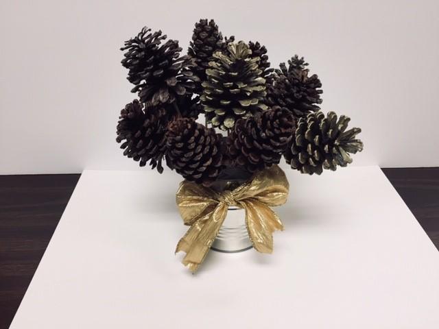 Plain pine cone bouquet