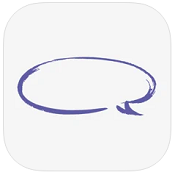 Transparent Language app logo of conversation bubble
