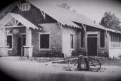 original GFWC High Springs New Century Woman’s Club, Inc. building in black and white photo