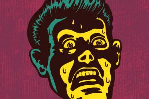 Terrified face