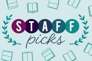 Staff Picks logo and books