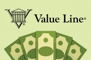 Value Line logo and clipart of dollar bills
