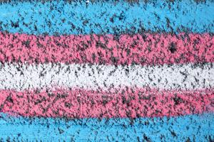 Colored stripes representing Transgender Day of Remberance