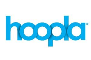 hoopla logo text graphic