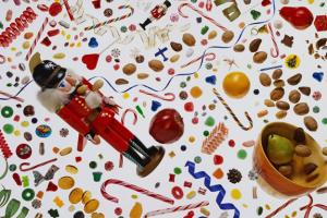 colorful candies and toy soldier