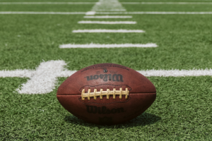 football on the green field