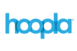 hoopla text logo