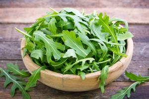 Arugula in a bowl