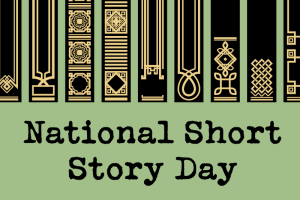 National Short Story Day text illustration