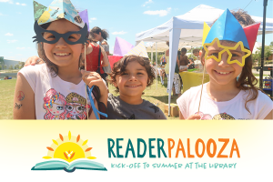Reader Palooza kickoff to the Summer, with photos of kids