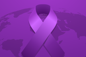 purple bow