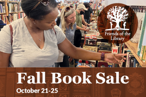 Friends of the Library Book Sale October 21 to 25