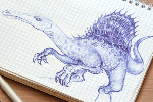 dinosaur drawing