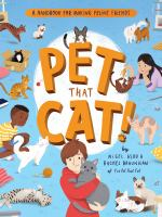 Book cover of Pet That Cat, with images of cats and their humans