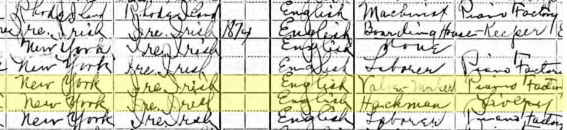 Family in 1910 Census page 2