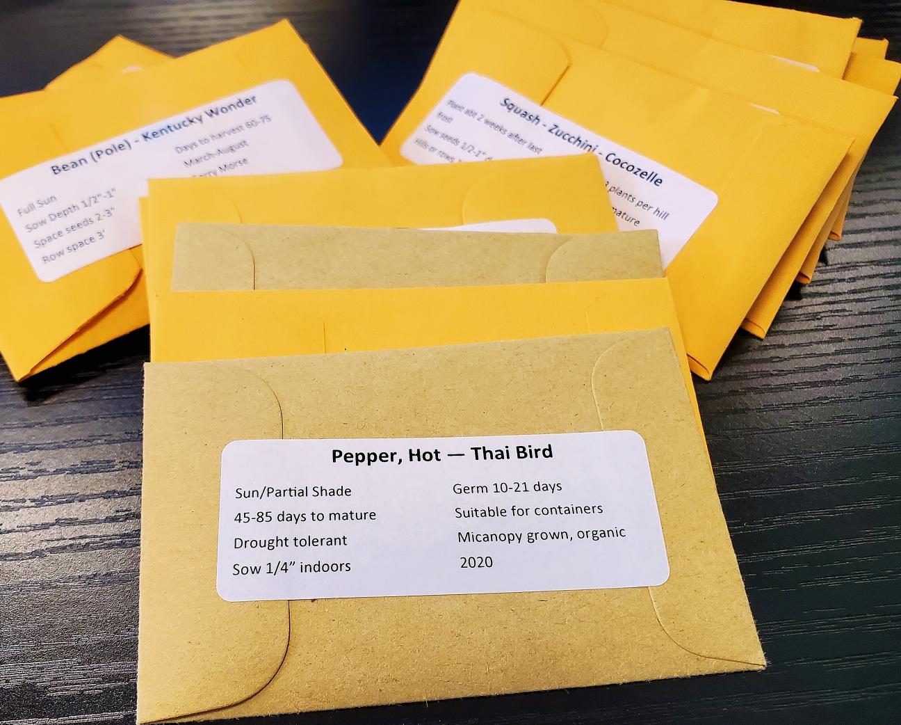 seed packets