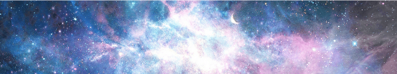A field of stars with a pastel blue and pink overlay