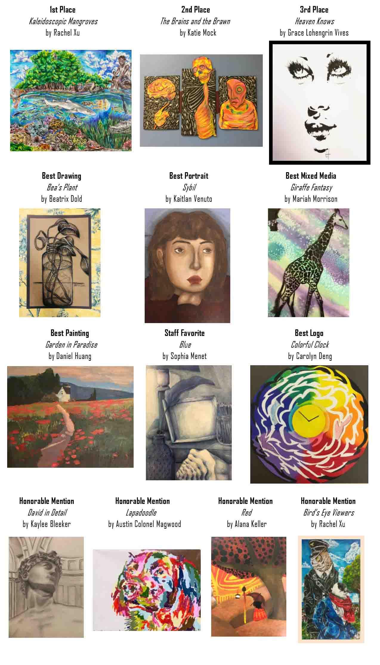 A doezn paintings and pieces of art