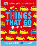 Things That Go Vrooom written by Violet Peto with design and illustration by Victoria Palastanga