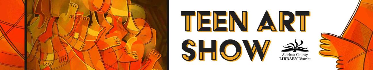 Teen Art Show with abstract design