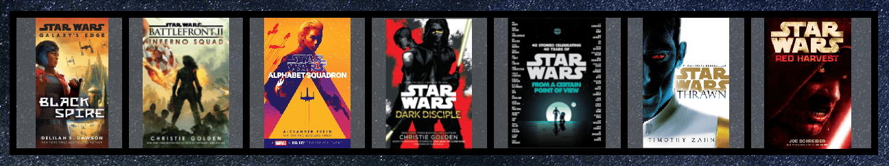 Star Wars adult book covers