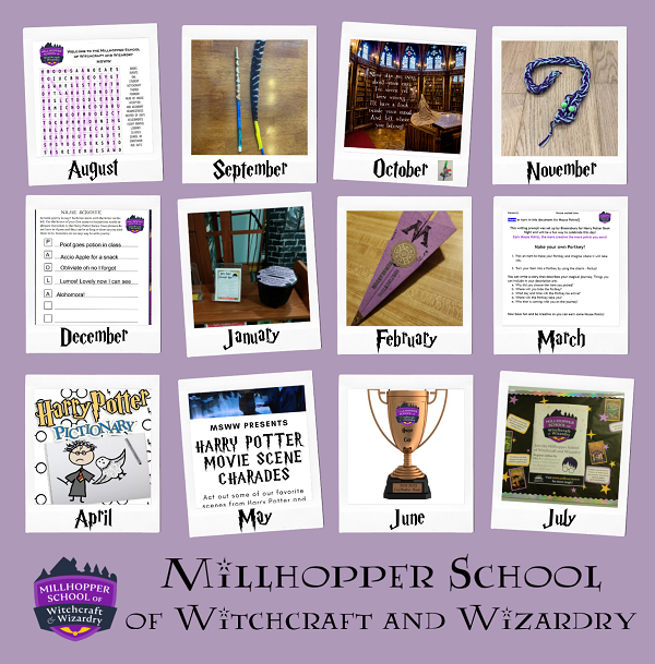 Millhopper School of Witchcraft and Wizardry August through July
