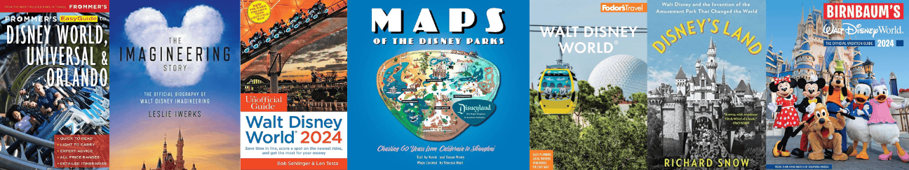 Walt Disney World related book covers