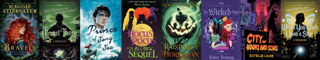 Young adult Disney book covers