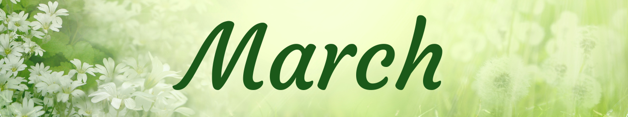 March banner