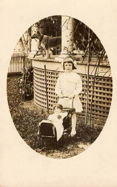 Dorothy Lartigue and her doll