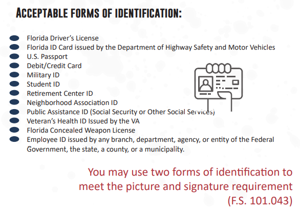 Types of ID for voting