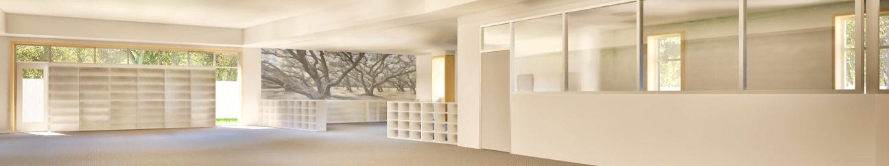 Interior of the new Hawthorne Branch