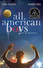 African american boy with his hands up above his head