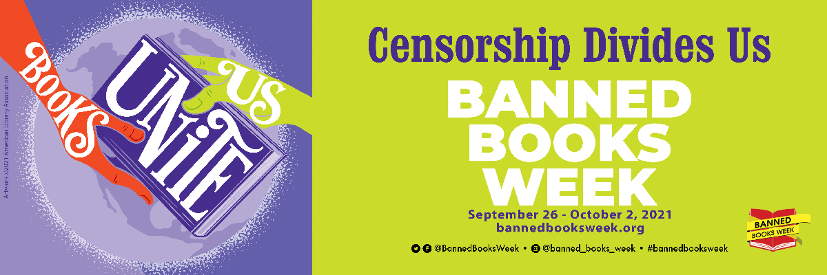 Banned Books Week 2021 Banner