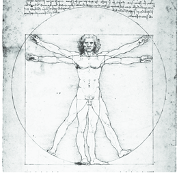 Vitruvian Man (drawing by Leonardo Da Vinci in 1490) healthy bodies, health, teen health