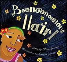 Boonoonoonous Hair by Olive Senior book cover Boonoonoonous hair