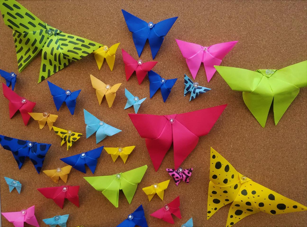 Butterfly bulletin board Butterfly bulletin board