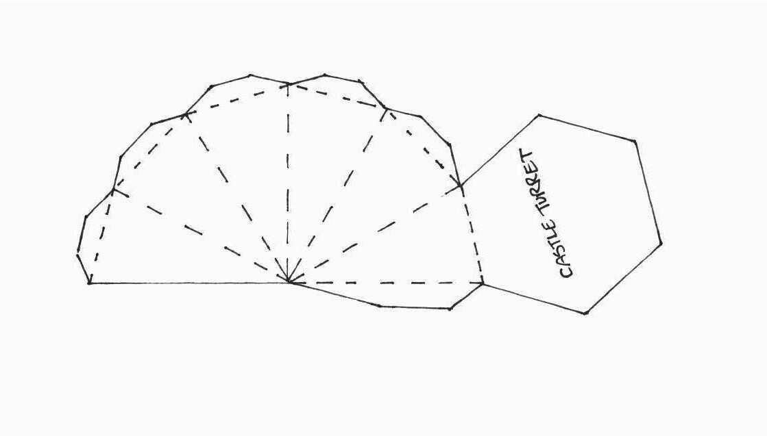 pattern for castle turret