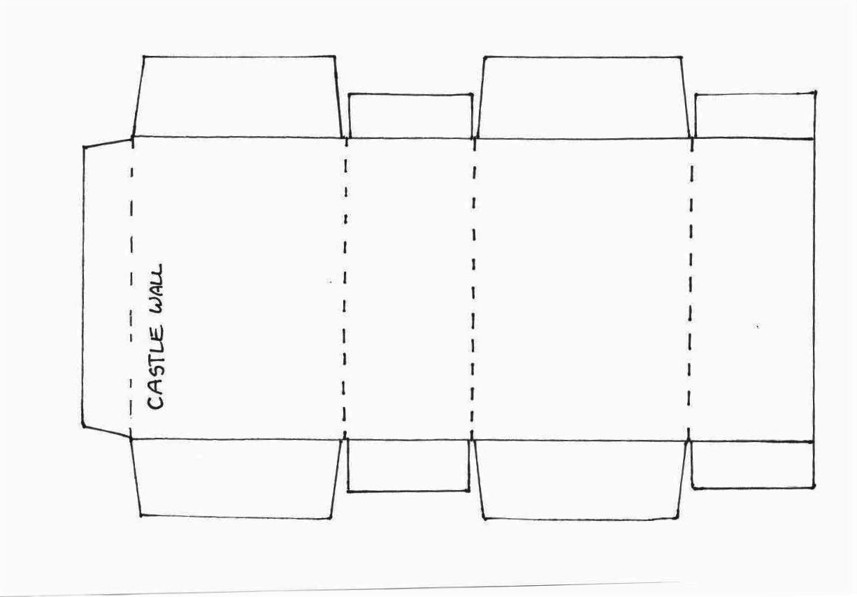 Castle wall pattern