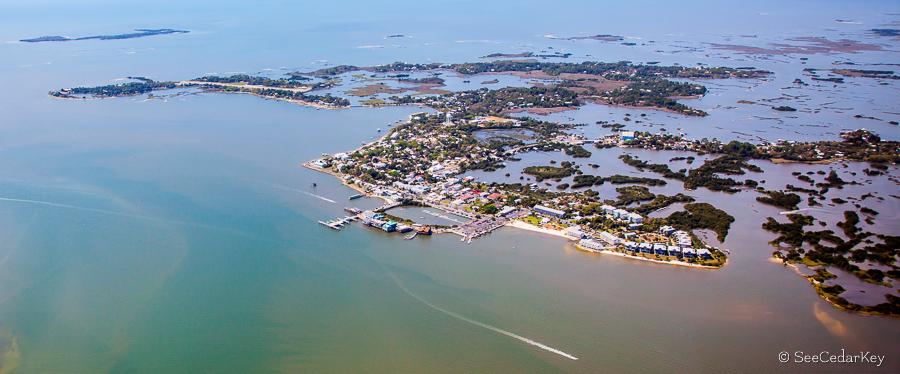 Cedar Key aerial view Cedar Key aerial view