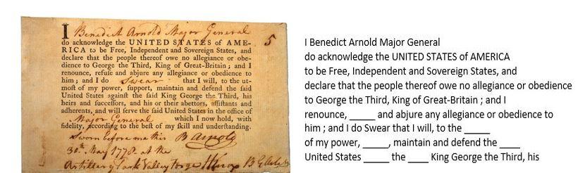 Combined oath and partial transcription Combined oath and partial transcription