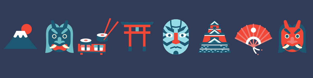 Japanese Clipart Header