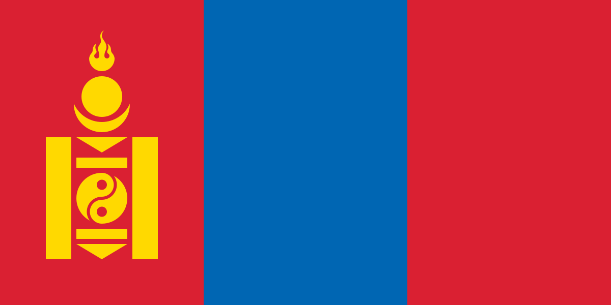 Flag of Mongolia 