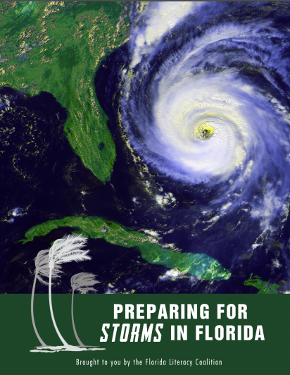 Radar image showing FL &amp; Cuba w large hurricane off East coast