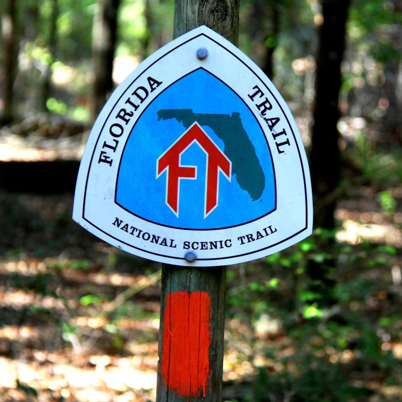 Florida trail image florida trail sign