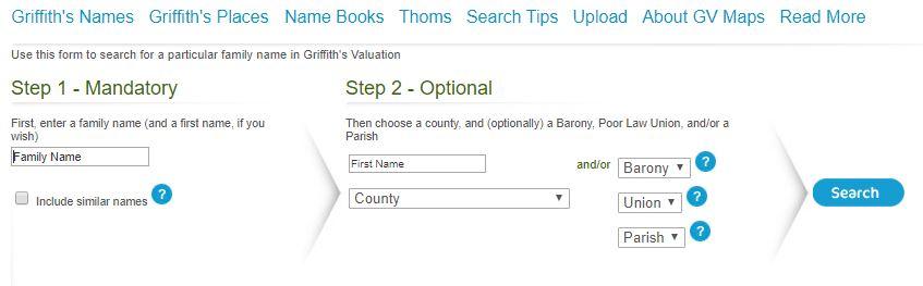 Griffith Valuation search
