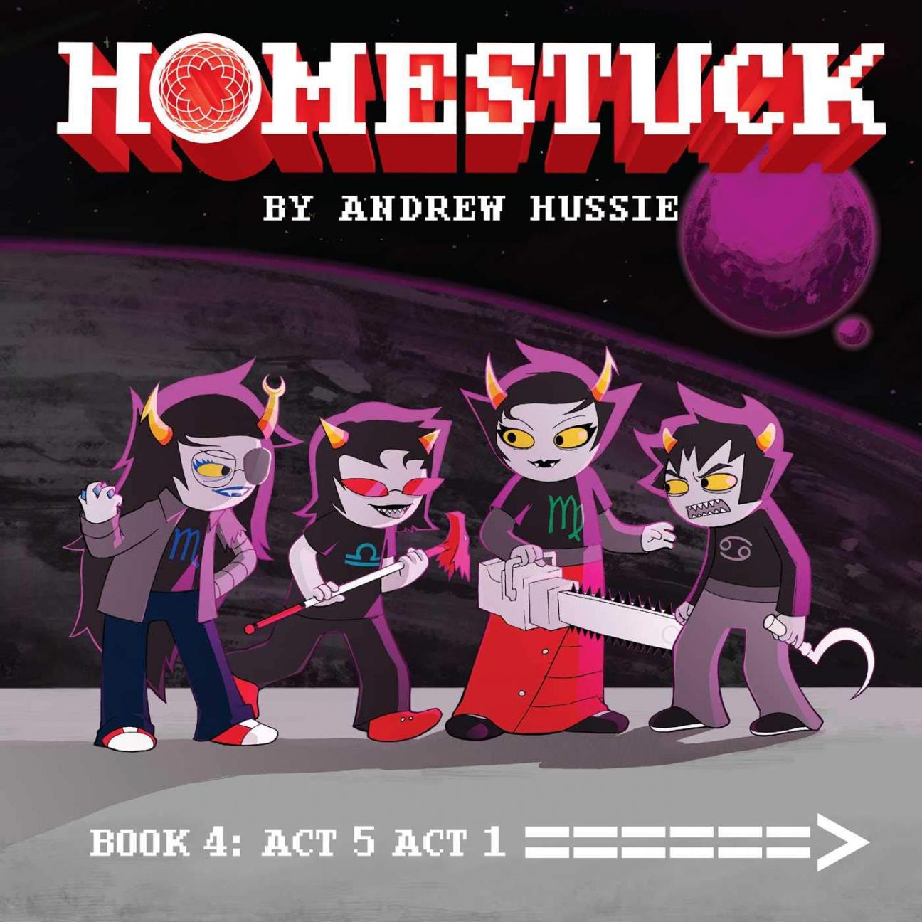 The cover of Homestuck volume 4.